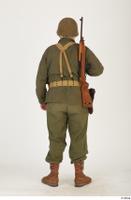  U.S.Army uniform World War II. - Technical Corporal - poses american soldier standing uniform whole body 0005.jpg